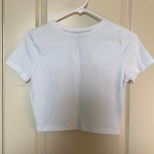 Basic White Crop Top